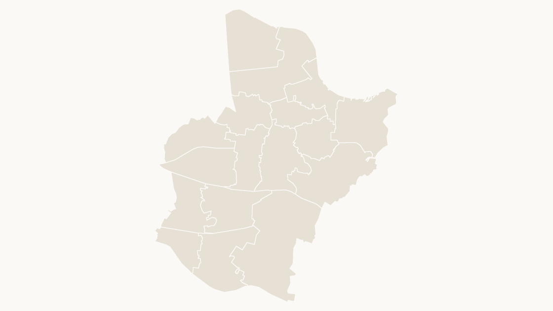 Bexley Wards map preview in the editorial theme