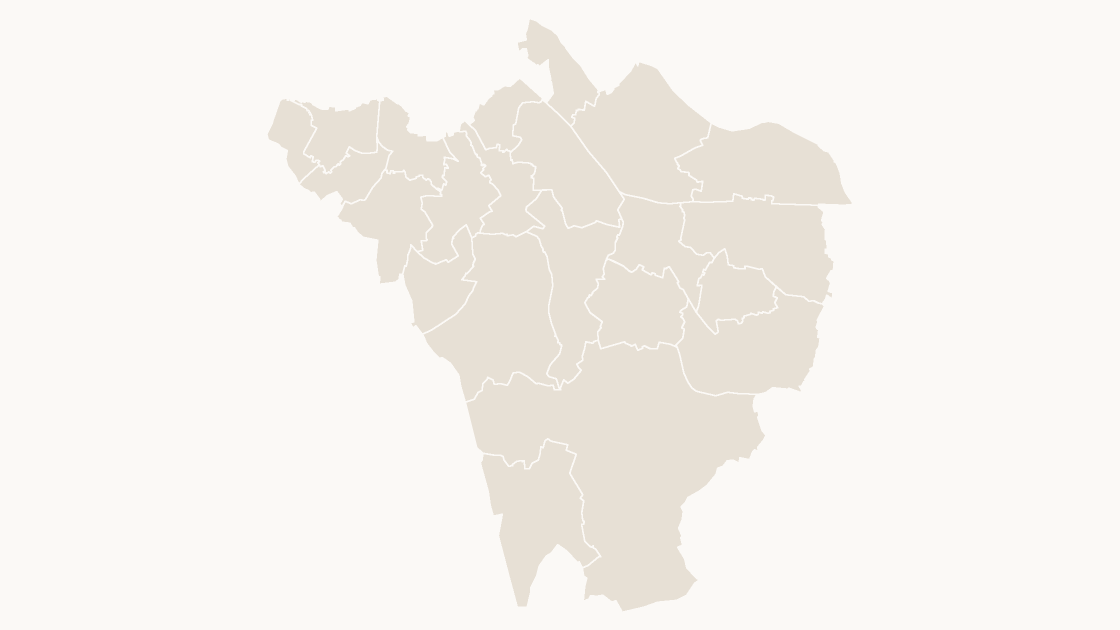 Bromley Wards map preview in the editorial theme