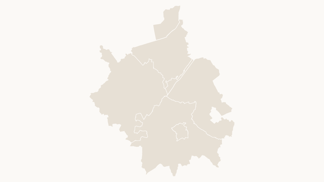 Cambridgeshire Districts map preview in the editorial theme
