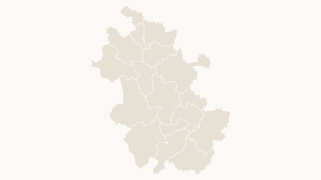 Anhui Cities map preview