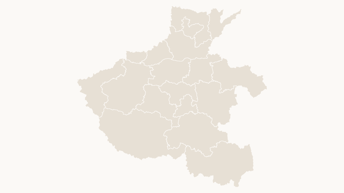Henan Cities map preview