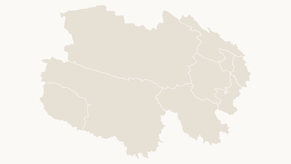 Qinghai Cities map preview