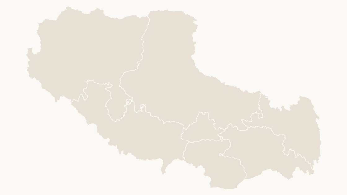 Tibet Autonomous Cities map preview