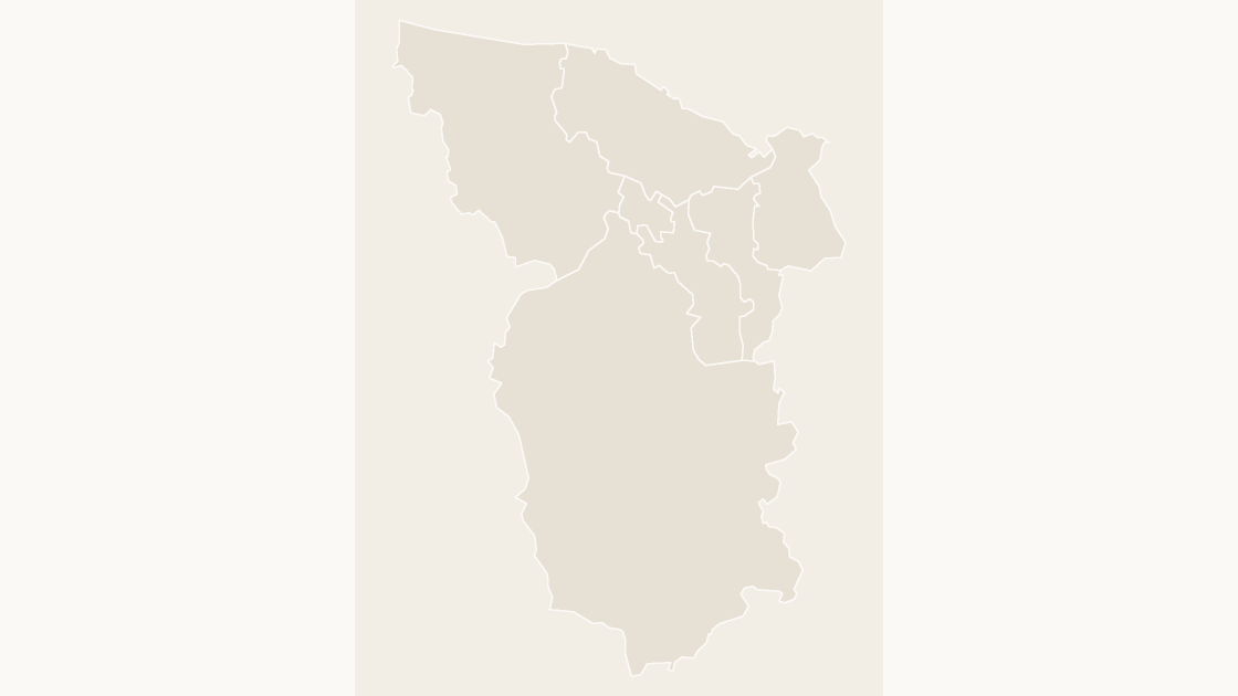 Huainan Counties map preview