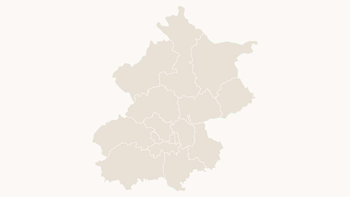 Beijing Districts map preview