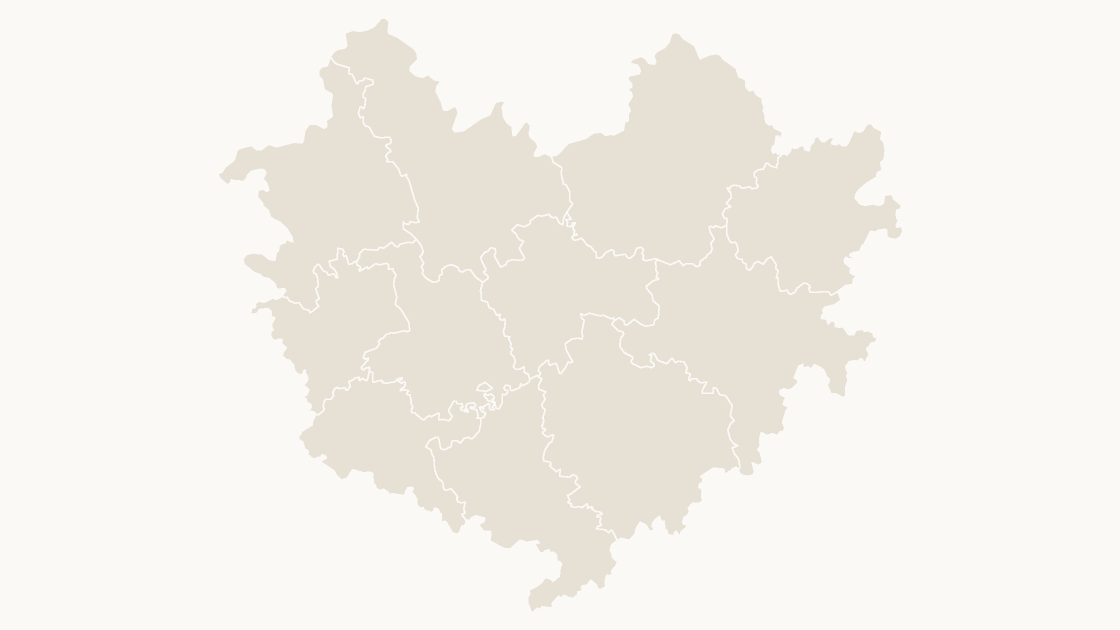 Hechi Counties map preview