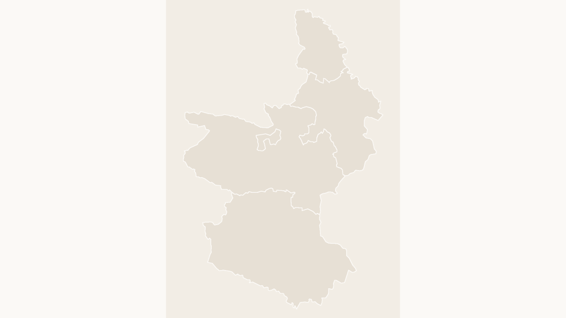 Huangnan Tibetan Autonomous Prefecture Counties map preview