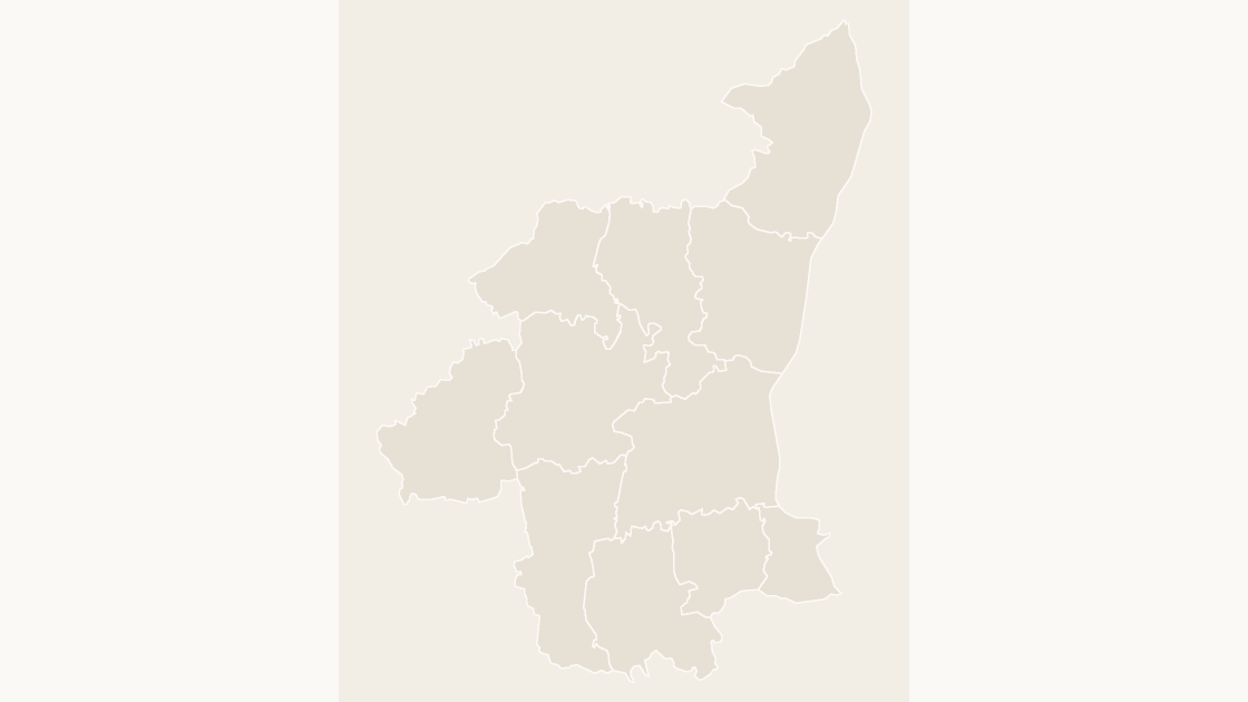 Weinan Counties map preview