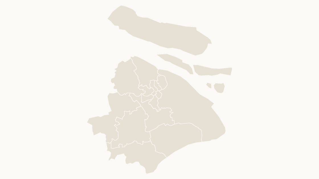 Shanghai Districts map preview