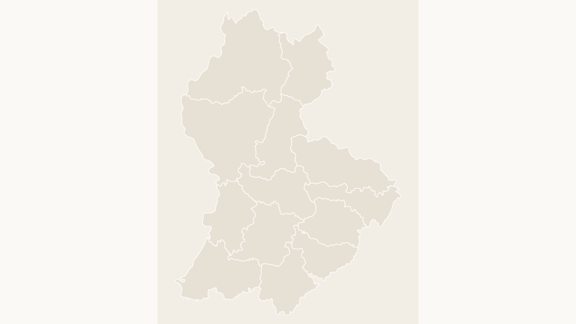 Lüliang Counties map preview
