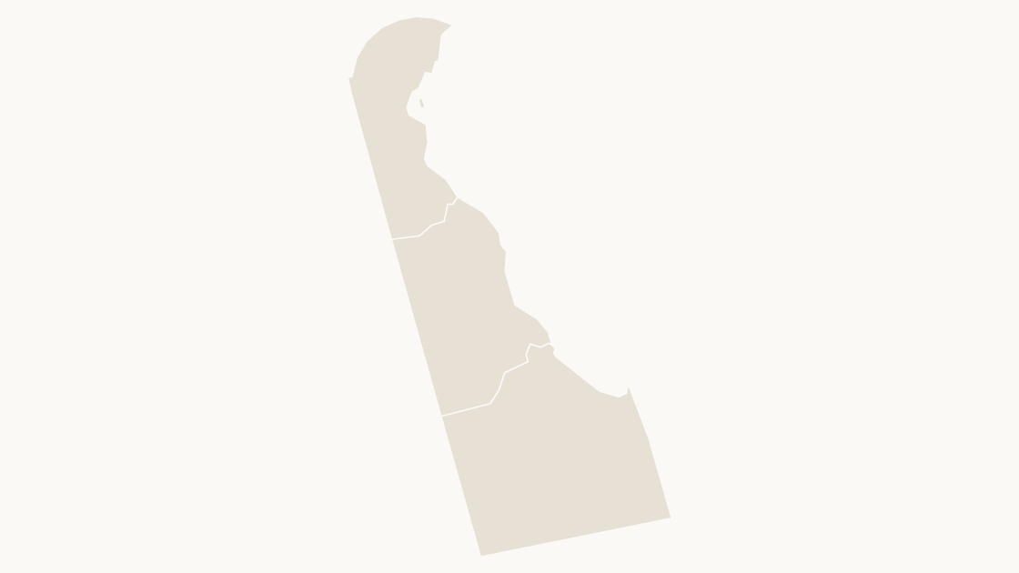 Delaware Counties map preview in the editorial theme