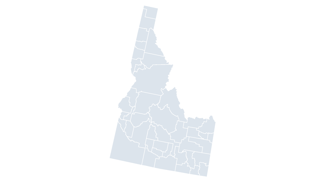 Idaho Counties map preview