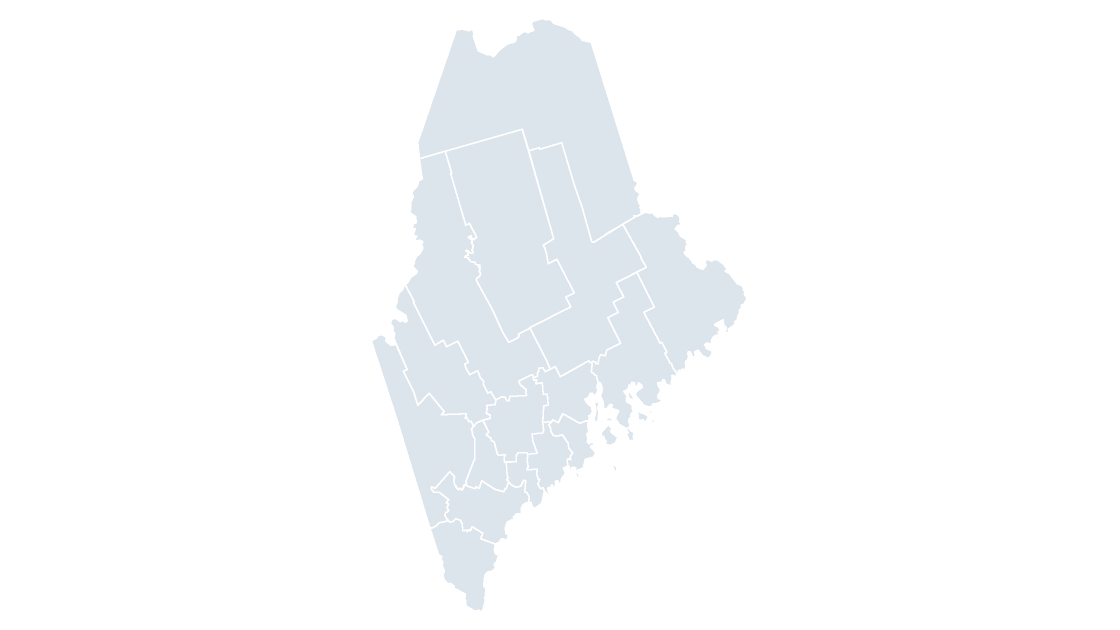 Maine Counties map preview