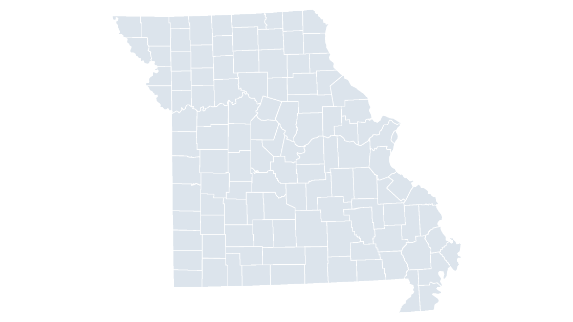 Missouri Counties map preview