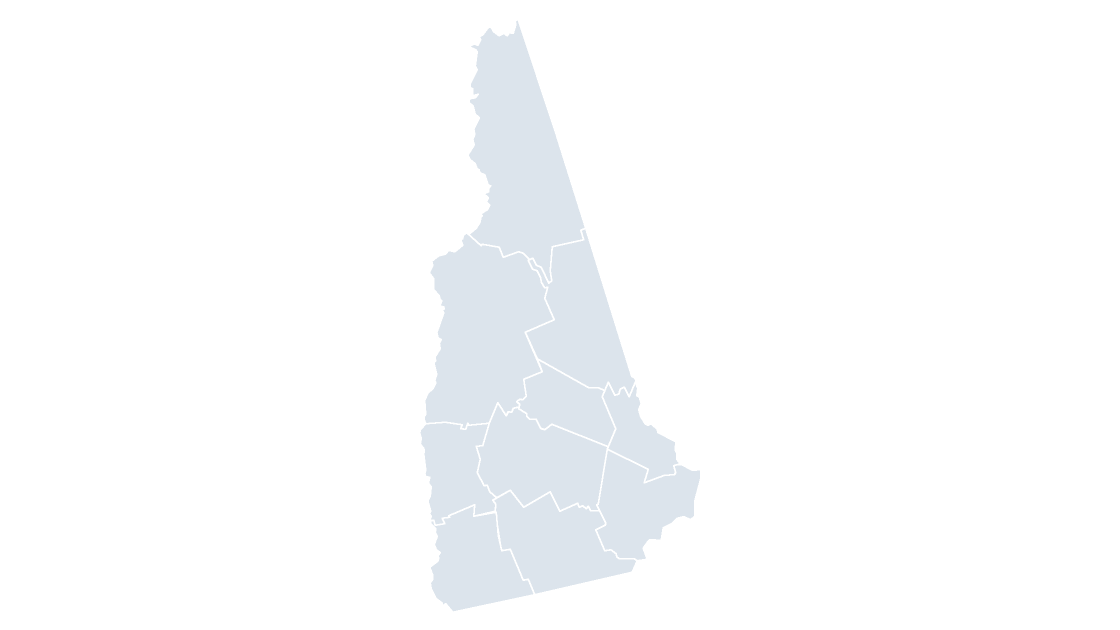 New Hampshire Counties map preview