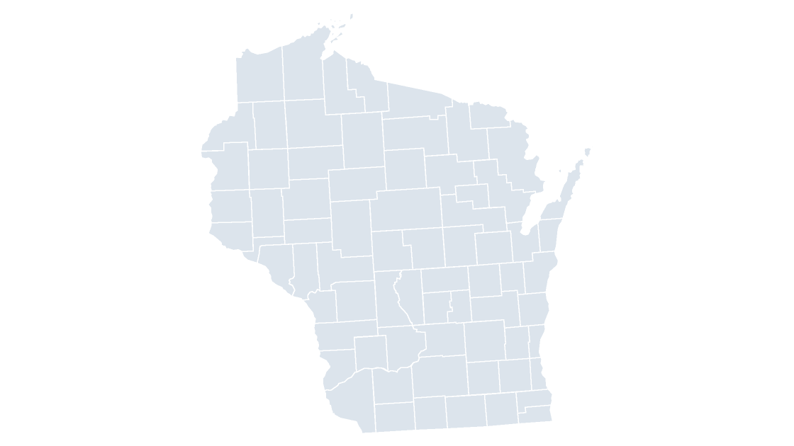 Wisconsin Counties map preview