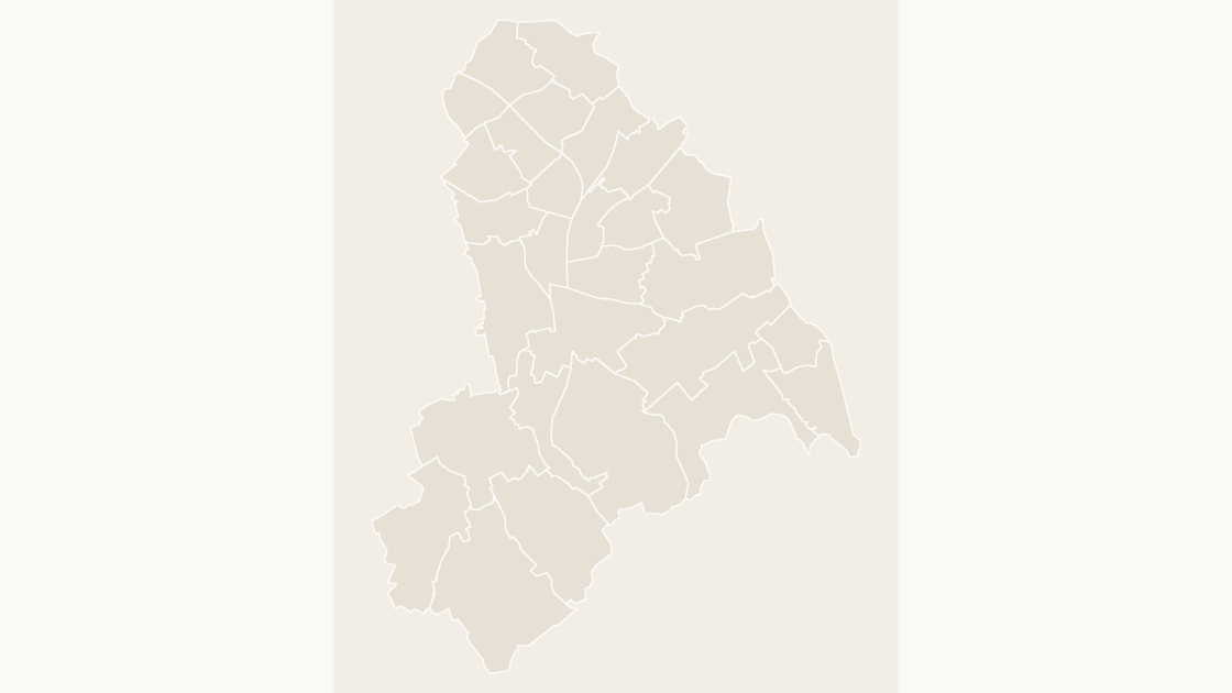 Croydon Wards map preview in the editorial theme