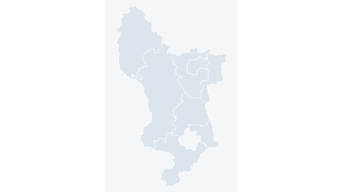Derbyshire Districts map preview