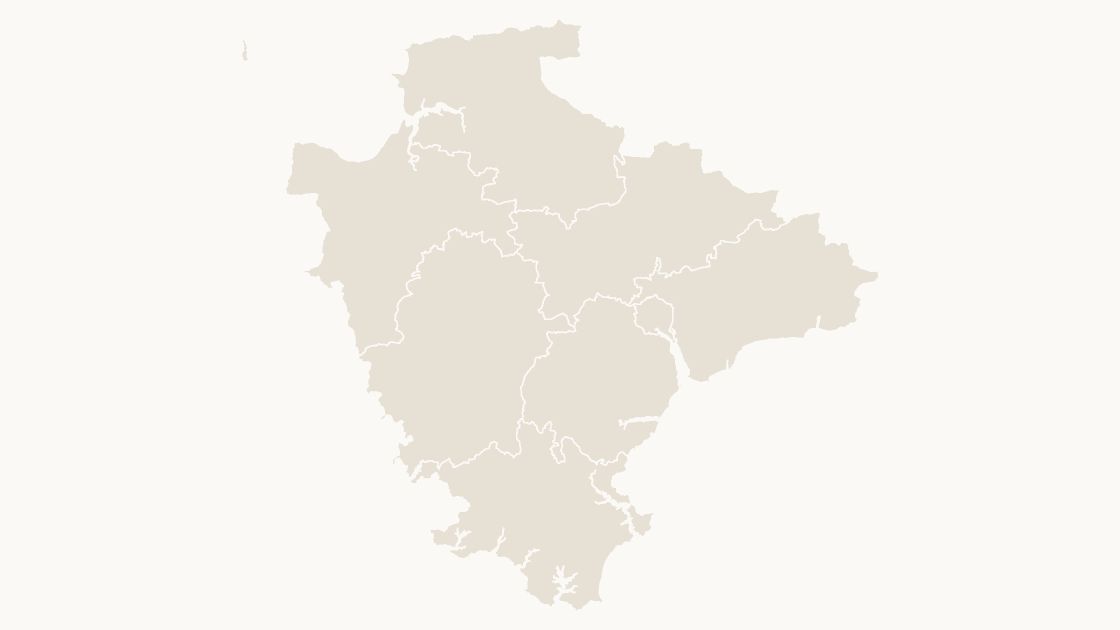 Devon Districts map preview in the editorial theme