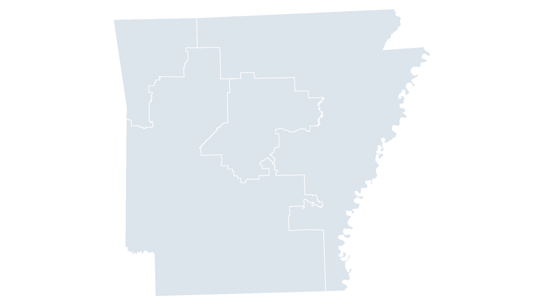 Arkansas Congressional Districts map preview