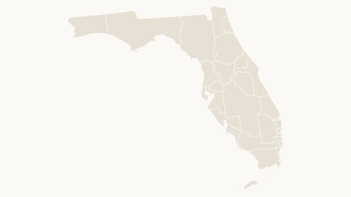 Florida Congressional Districts map preview in the editorial theme