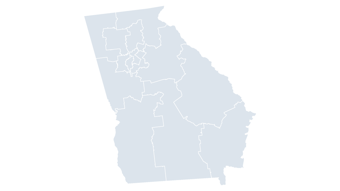 Georgia Congressional Districts map preview