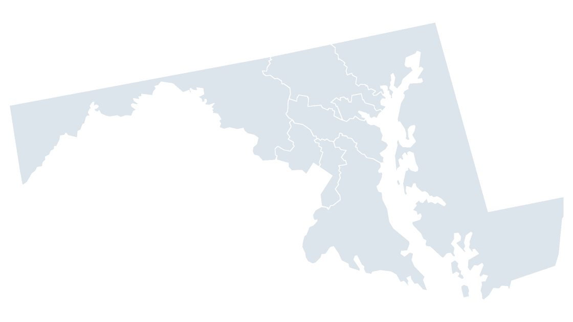 Maryland Congressional Districts map preview