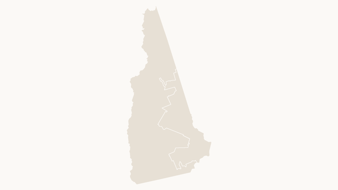 New Hampshire Congressional Districts map preview in the editorial theme