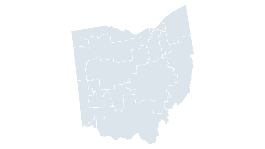 Ohio Congressional Districts map preview