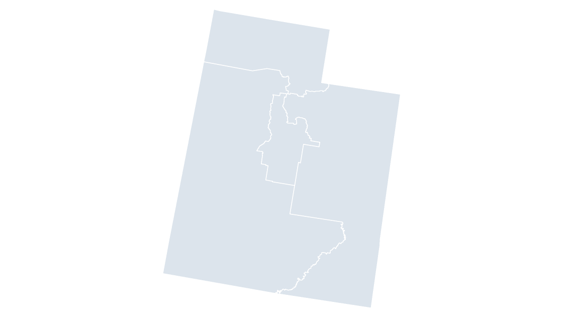 Utah Congressional Districts map preview