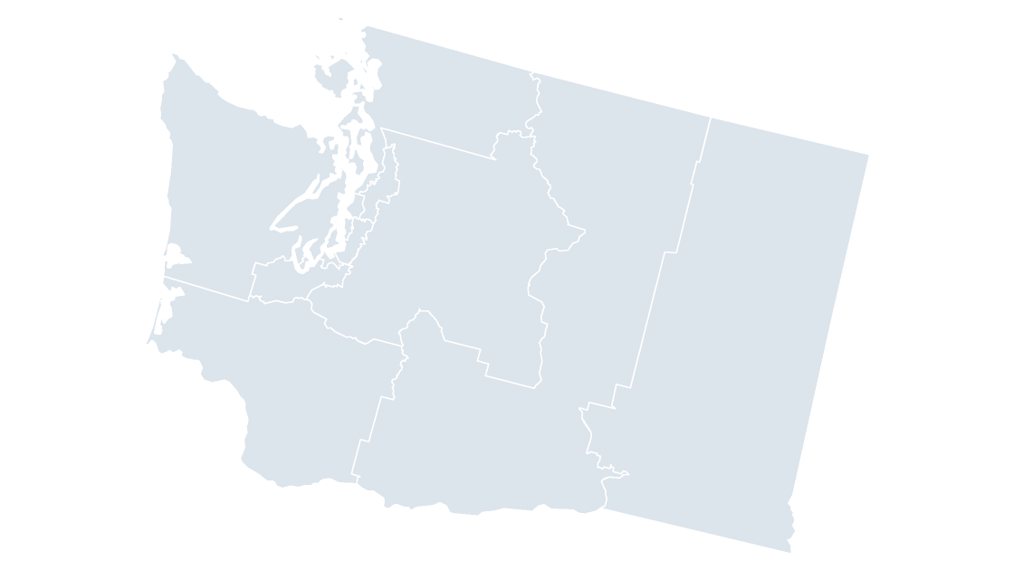 Washington Congressional Districts map preview