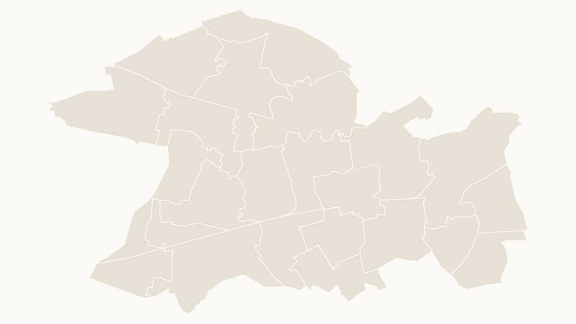 Ealing Wards map preview in the editorial theme