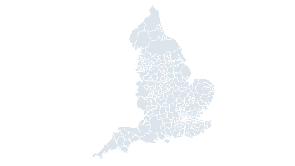 England Local Authority Districts map preview