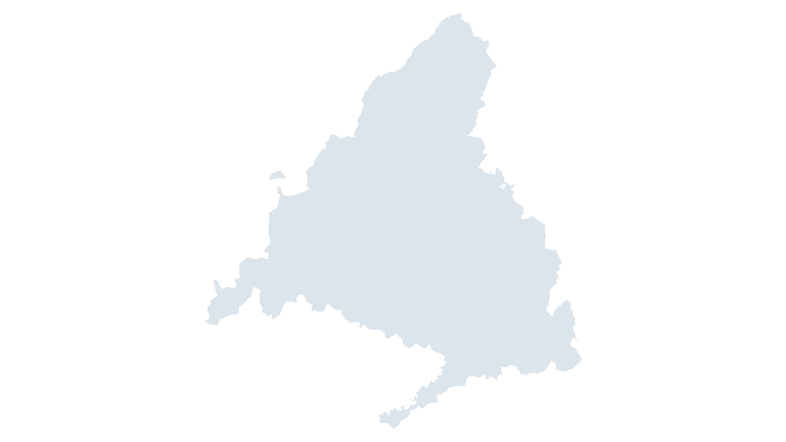 Comunidad de Madrid Provincias map preview