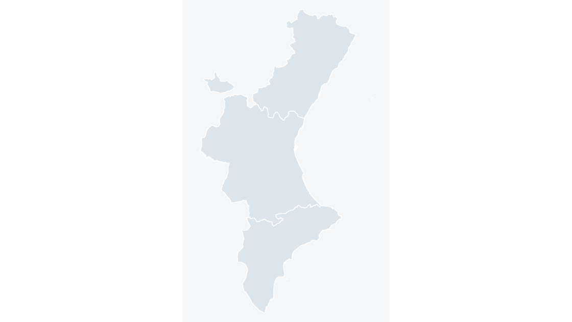 Comunitat Valenciana Provincias map preview