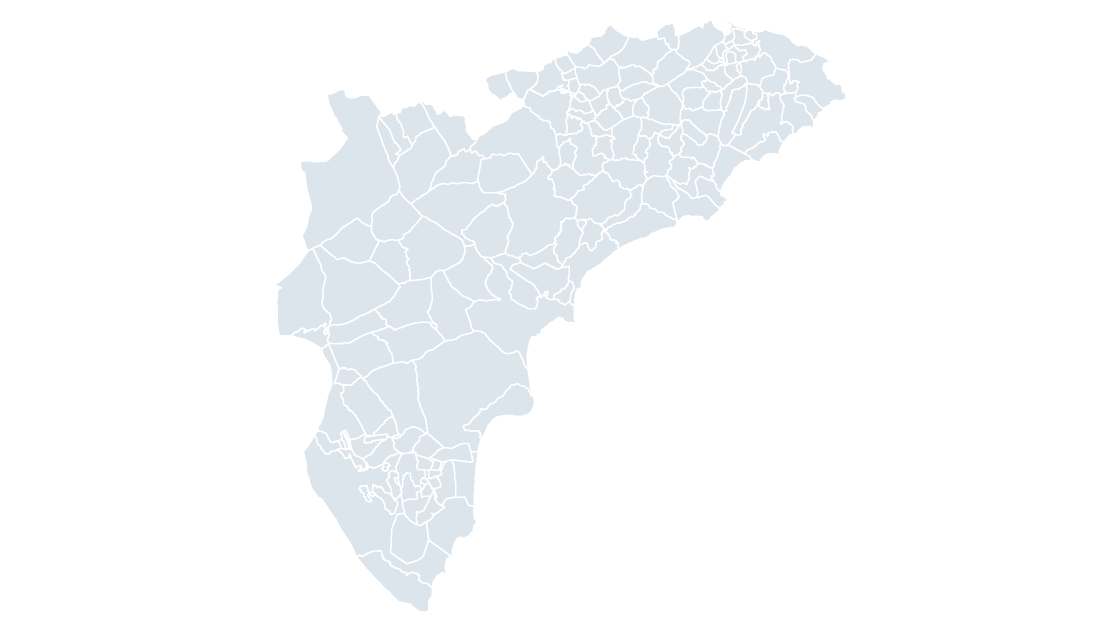Alacant/Alicante Municipios map preview