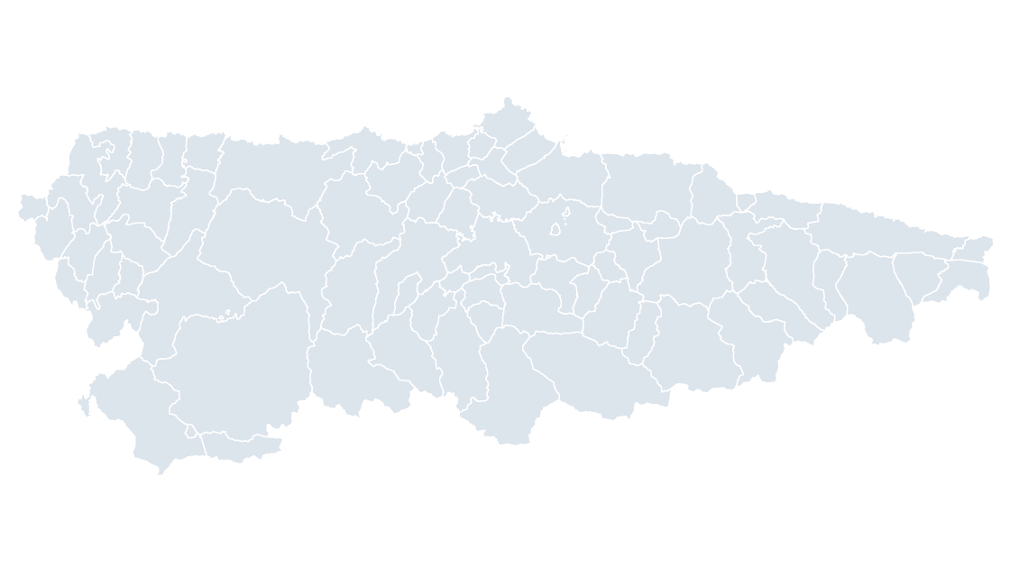 Asturias Municipios map preview