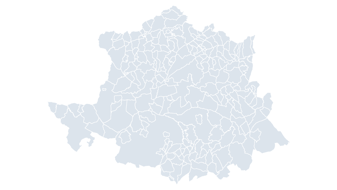 Cáceres Municipios map preview