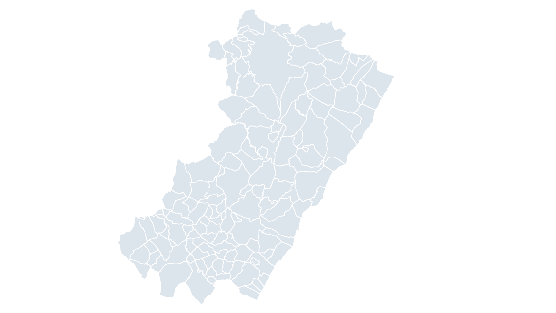 Castelló/Castellón Municipios map preview