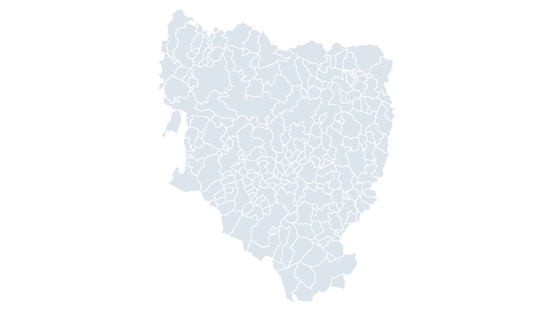 Huesca Municipios map preview