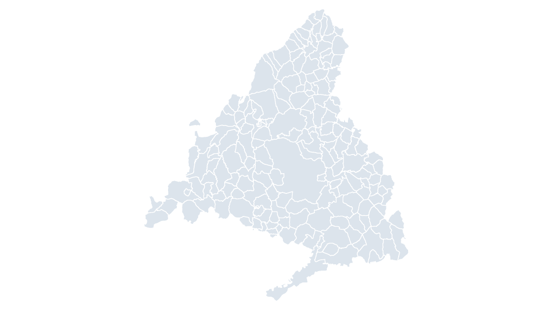 Madrid Municipios map preview