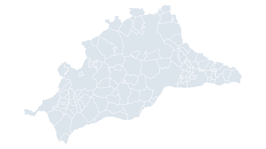 Málaga Municipios map preview