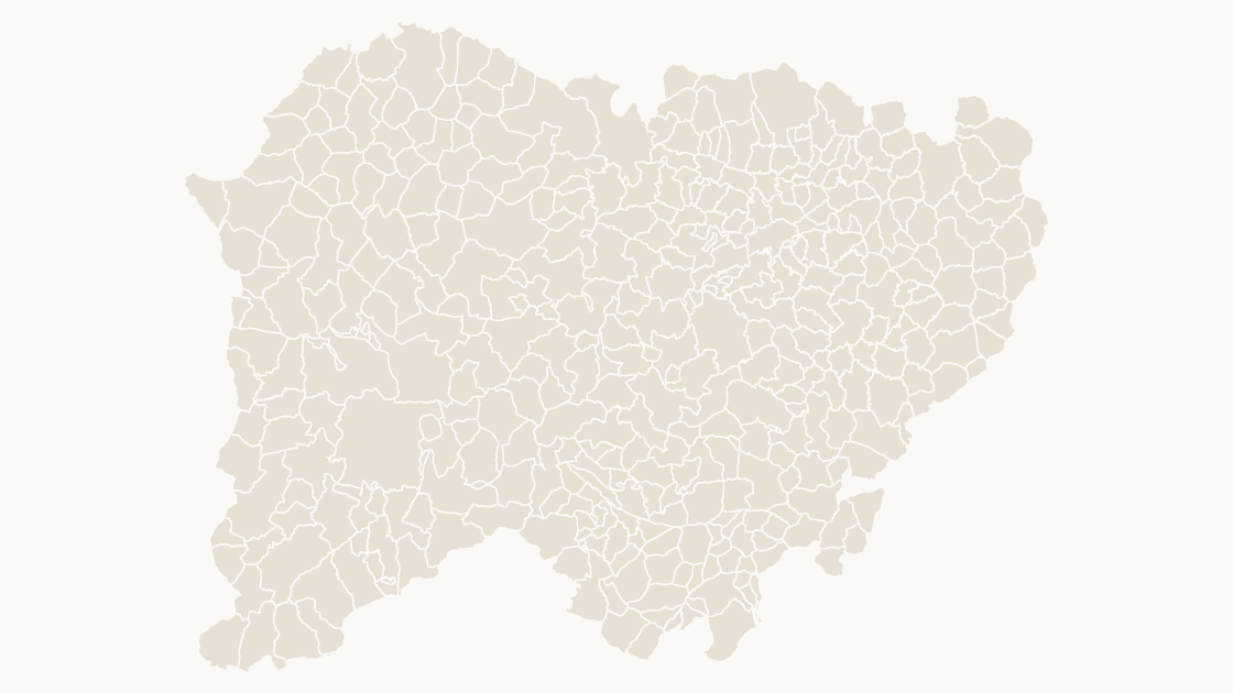 Salamanca Municipios map preview in the editorial theme