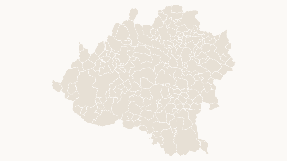 Soria Municipios map preview in the editorial theme