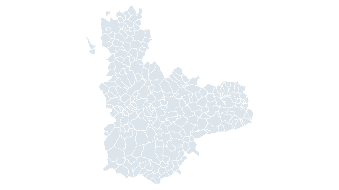 Valladolid Municipios map preview