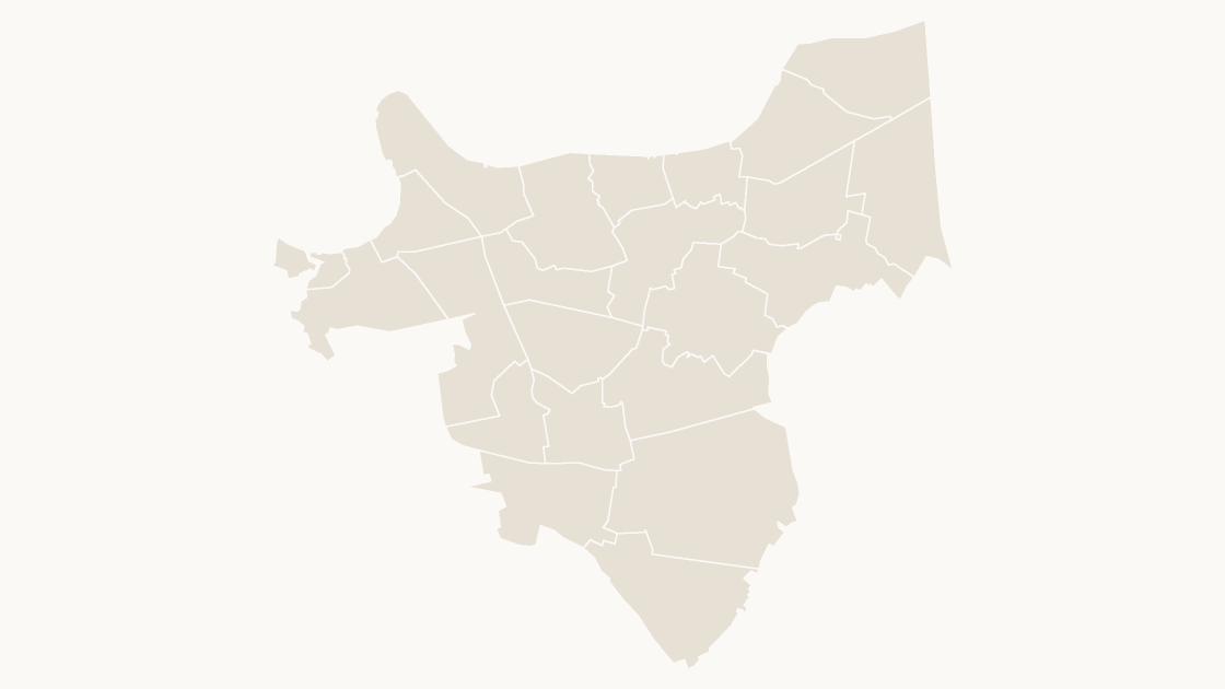 Greenwich Wards map preview in the editorial theme
