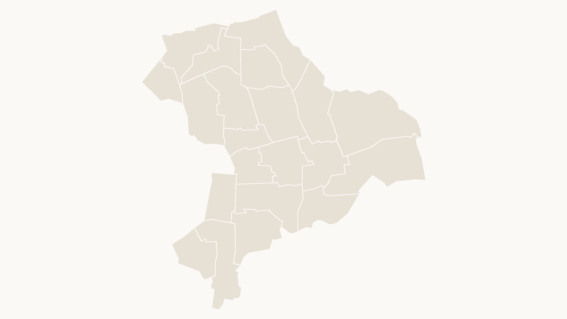 Hackney Wards map preview in the editorial theme