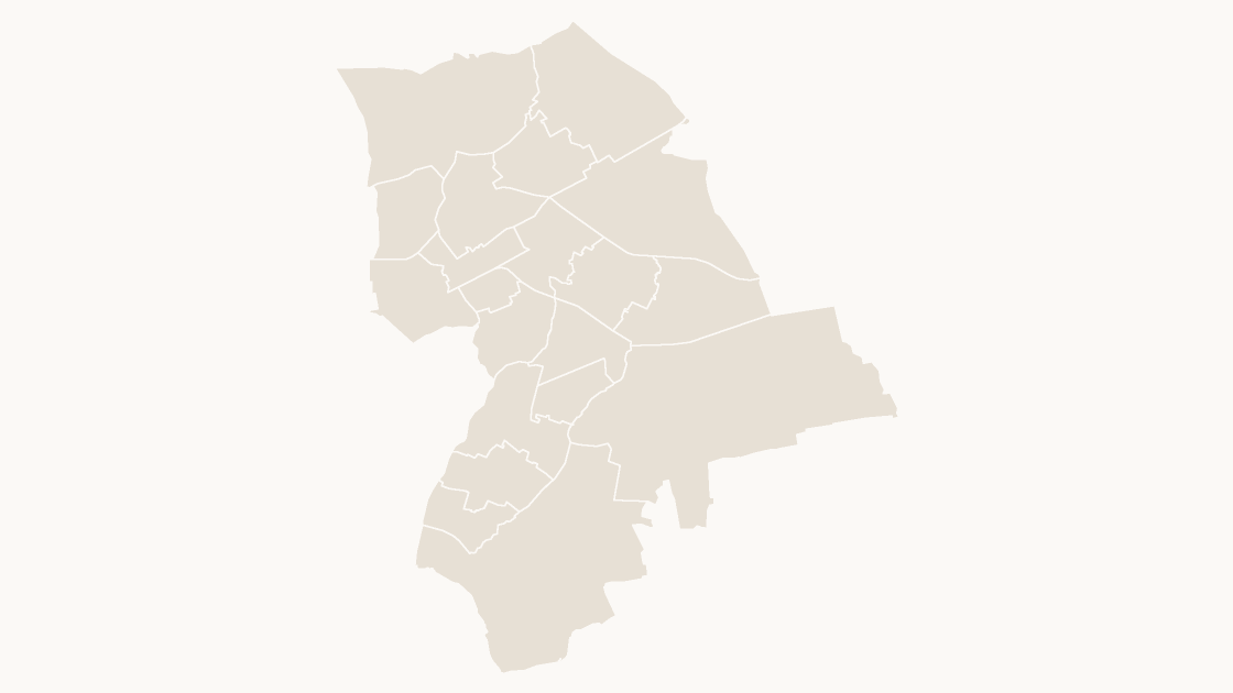 Havering Wards map preview in the editorial theme