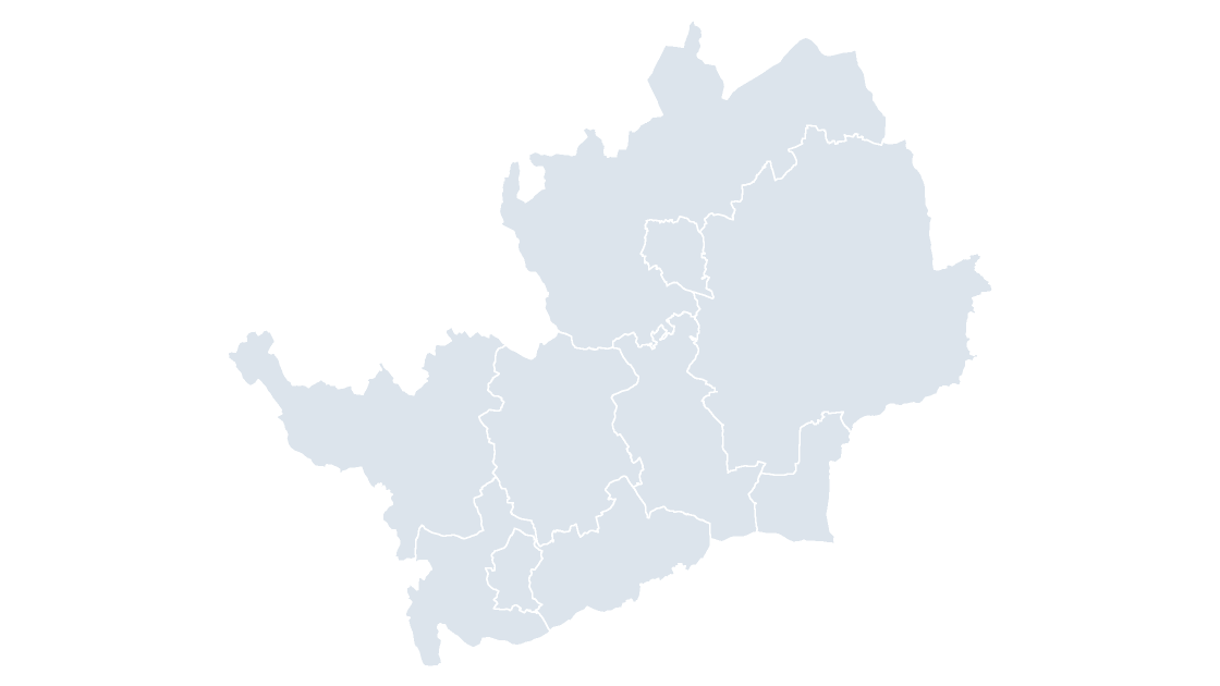 Hertfordshire Districts map preview