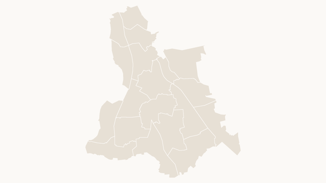 Lewisham Wards map preview in the editorial theme